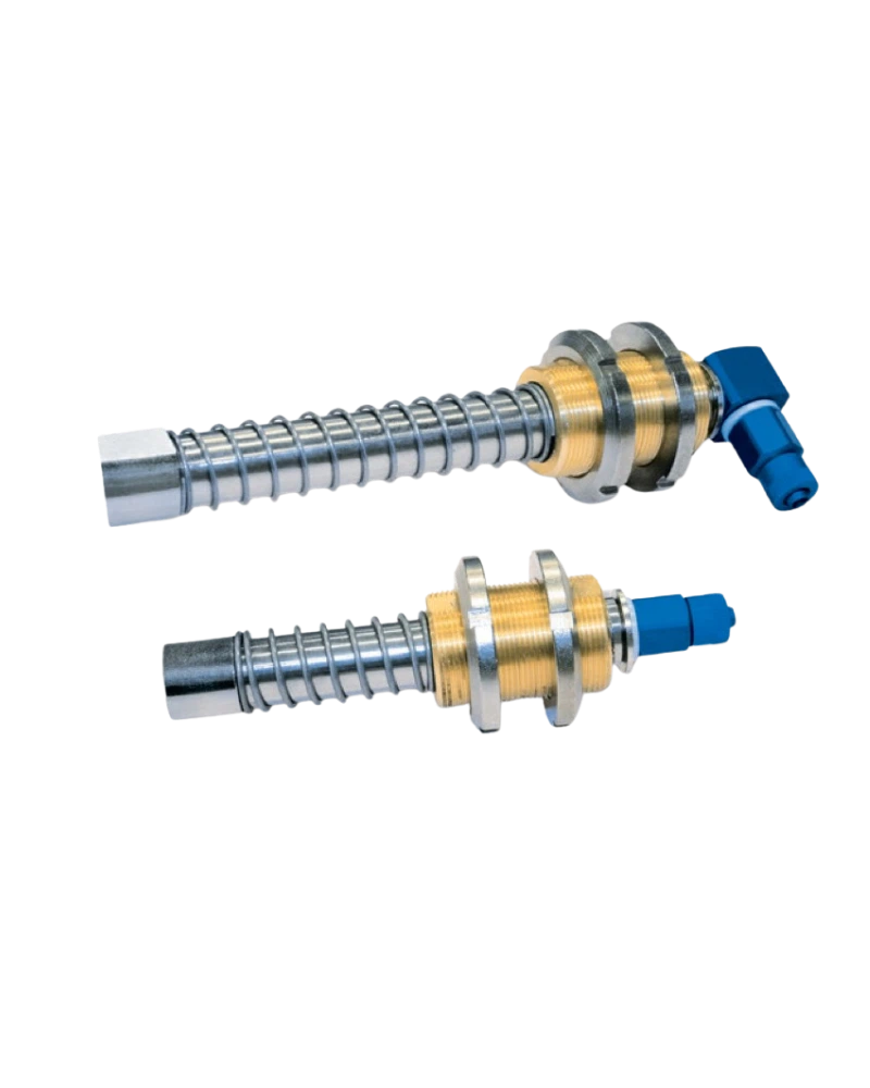Special vacuum cup holders with male and female threaded connectors